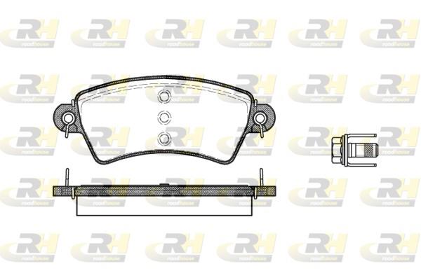 set placute frana,frana disc - ROADHOUSE