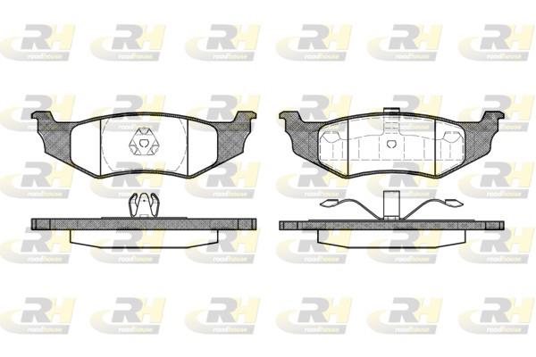 set placute frana,frana disc - ROADHOUSE