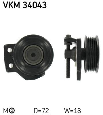 rola intinzator,curea transmisie - SKF
