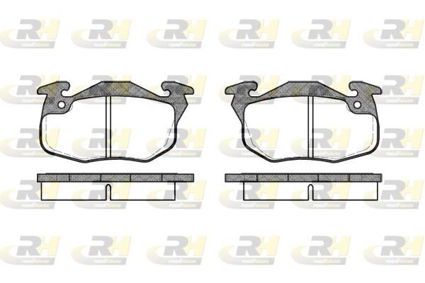 set placute frana,frana disc - ROADHOUSE