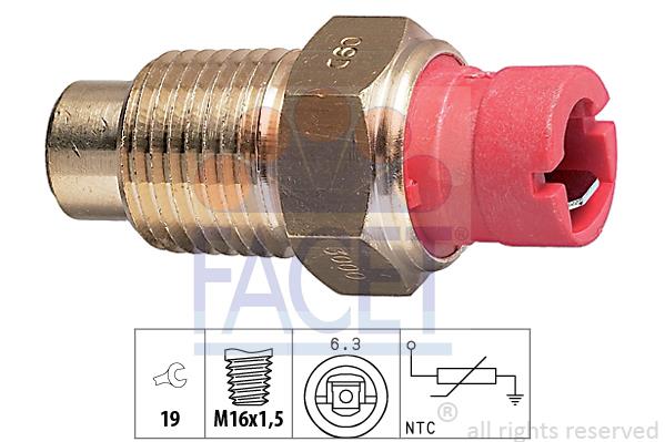 senzor,temperatura lichid de racire; senzor,temperatura lichid de racire; senzor,temperatura lichid de racire - FACET