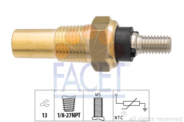 senzor,temperatura lichid de racire; senzor,temperatura lichid de racire; senzor,temperatura lichid de racire - FACET