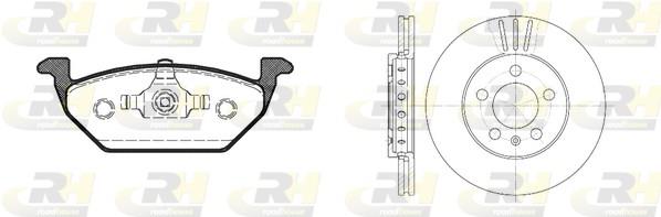 Set frana, frana disc - ROADHOUSE