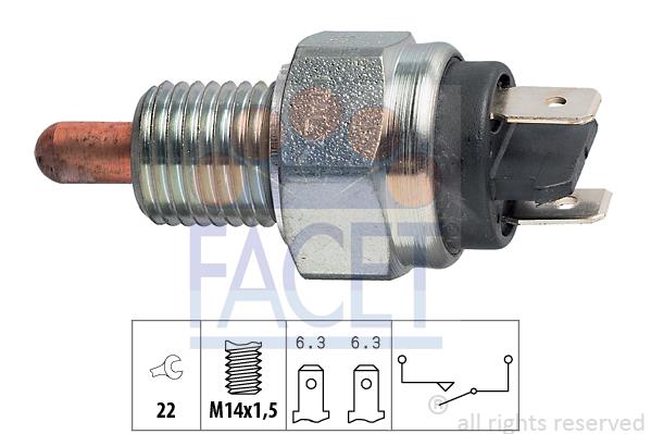 Comutator, lampa marsalier - FACET