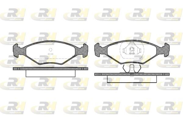 set placute frana,frana disc - ROADHOUSE