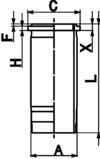Camasa cilindru - KOLBENSCHMIDT