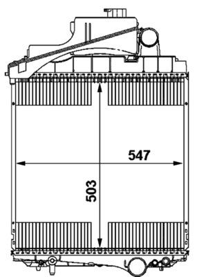 Radiator - MAHLE