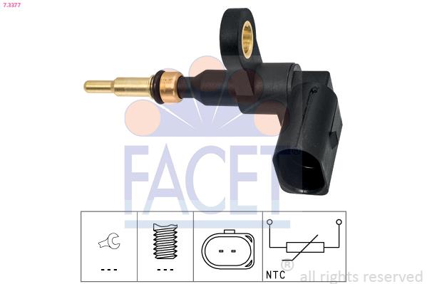 Senzor de temperatura lichidului de racire - FACET