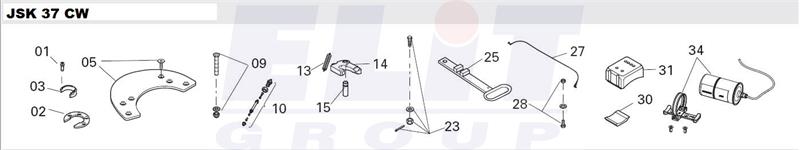 Kit de reparații a cincea roată - JOST