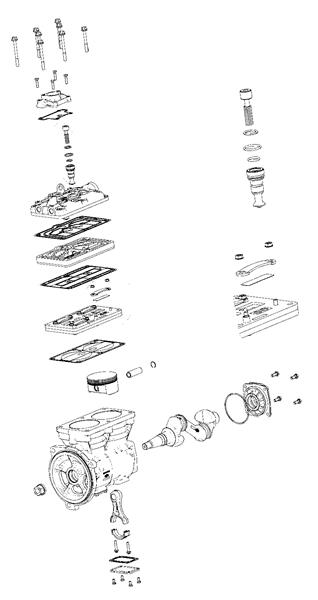 Kit de reparare a compresoarelor de aer comprimat - KNORR