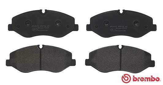 Placute de frana - BREMBO
