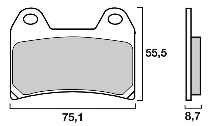 Placute de frana - BREMBO