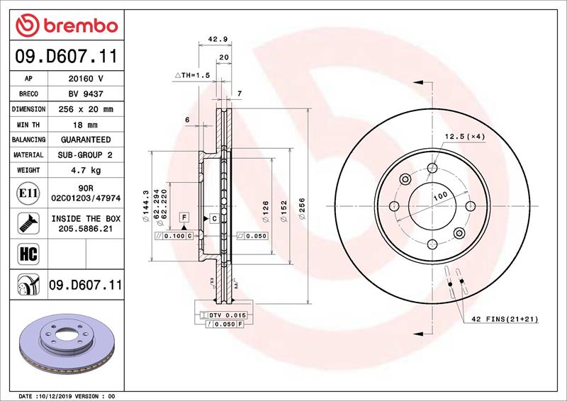 Disc de frana - BREMBO