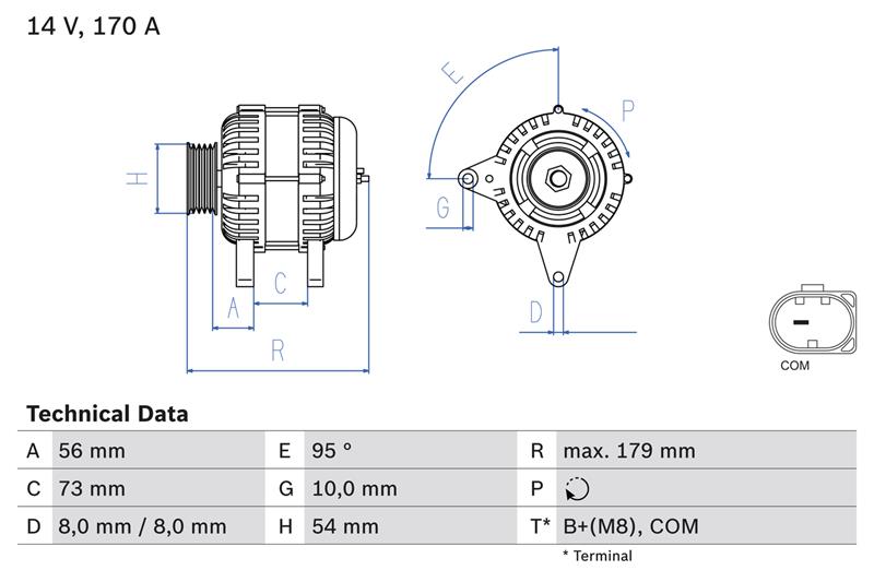 Alternator - BOSCH