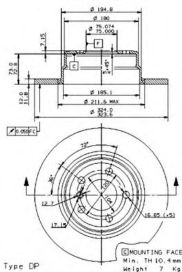 Etrier de frana - BREMBO