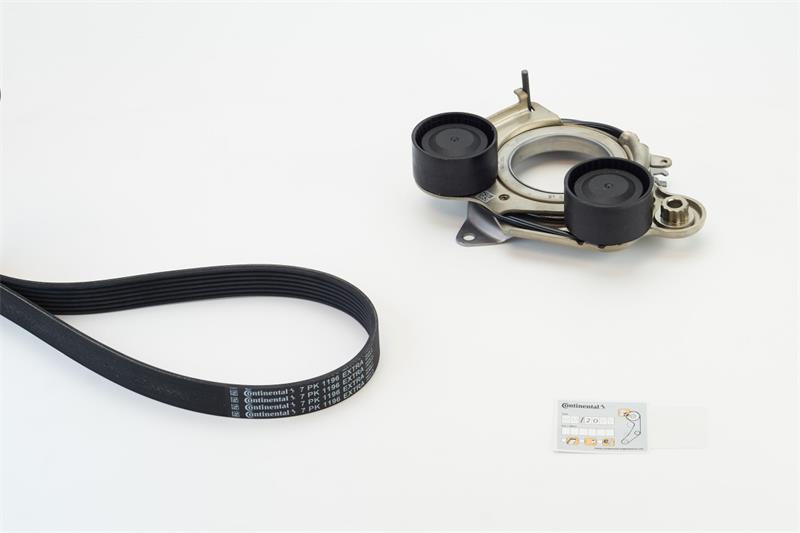 Set curea trapezoidale cu nervuri - CONTINENTAL CTAM