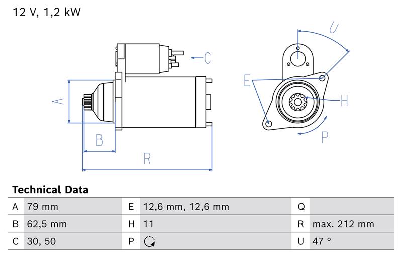 Starter - BOSCH