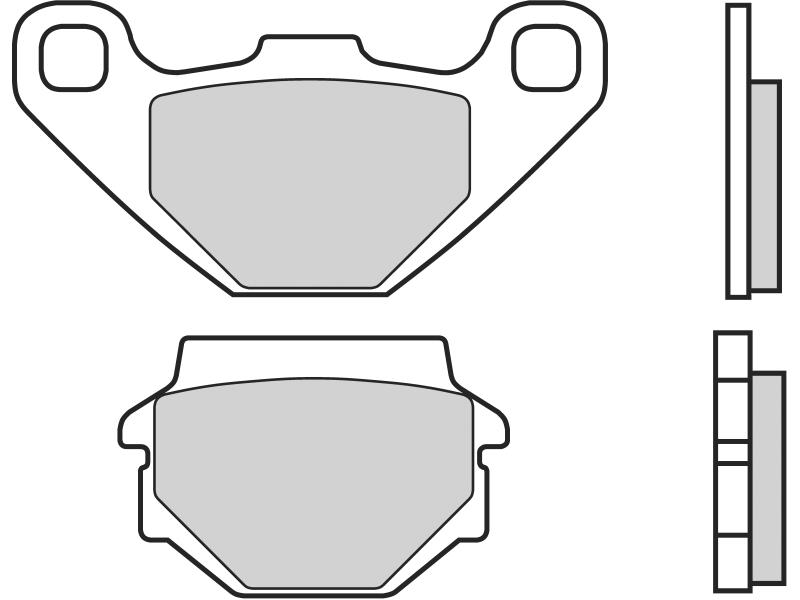 Placute de frana - BREMBO