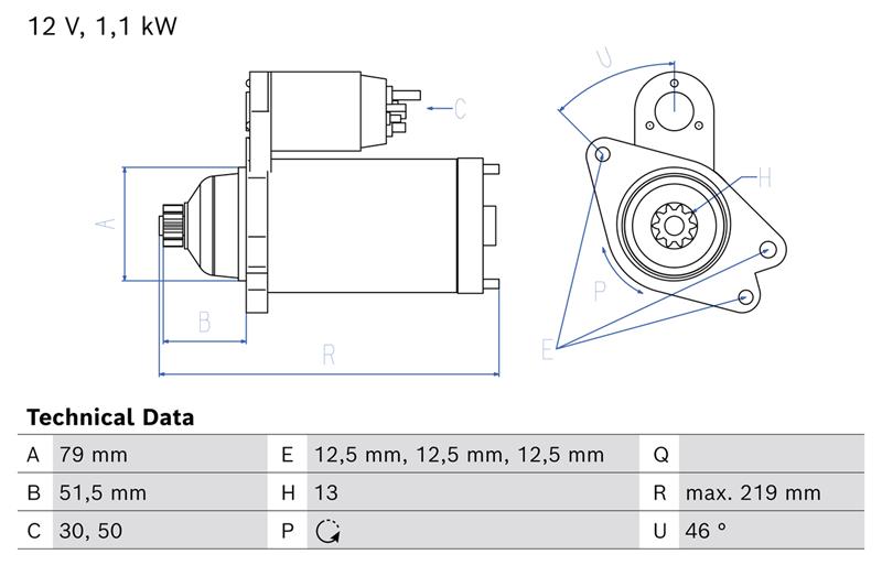Starter - BOSCH