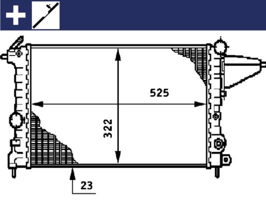 Radiator - MAHLE