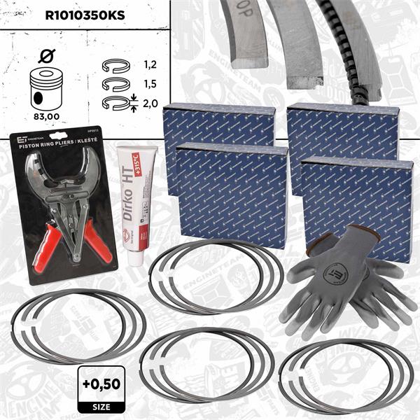 Kit de segmente piston - ET ENGINETEAM
