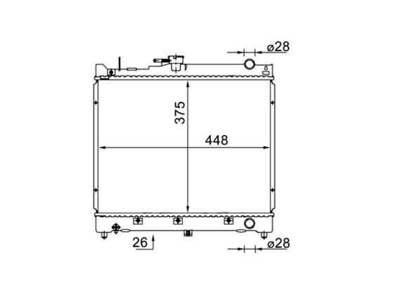 Radiator - MAHLE