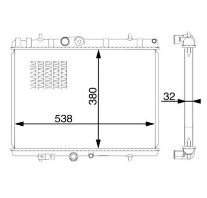 Radiator - MAHLE