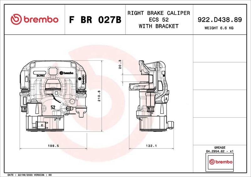 Etrier de frana - BREMBO