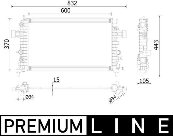 Radiator - MAHLE