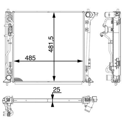 Radiator - MAHLE