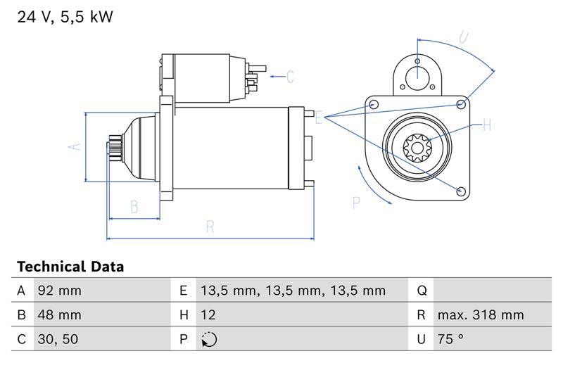 Starter - BOSCH