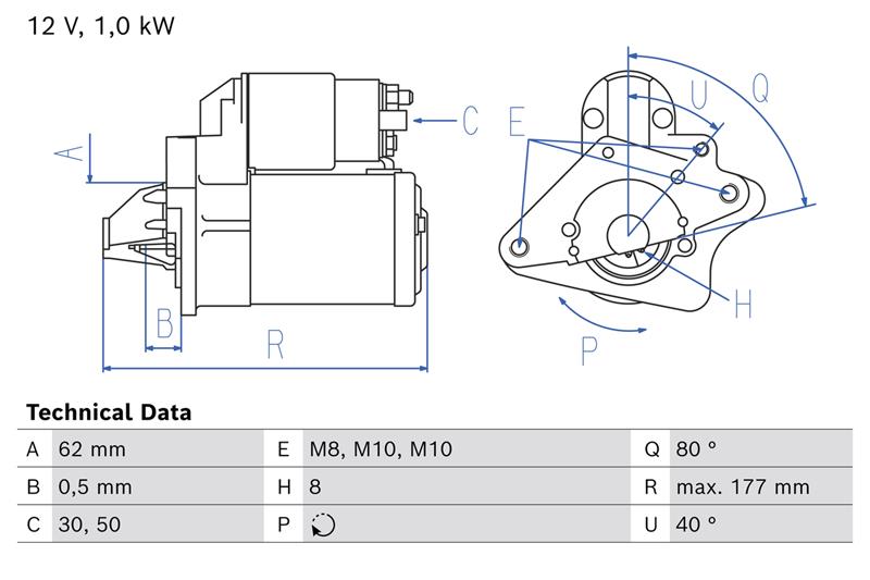Starter - BOSCH