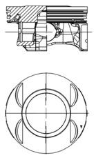 Piston - KOLBENSCHMIDT