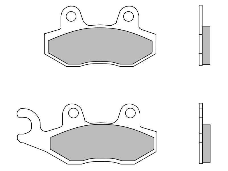 Placute de frana - BREMBO