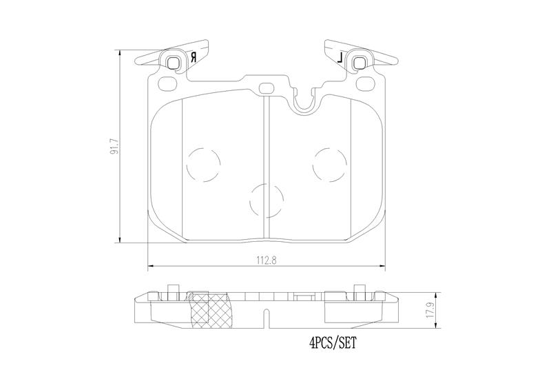 Placute de frana - BREMBO