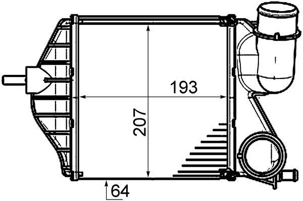 Intercooler - MAHLE