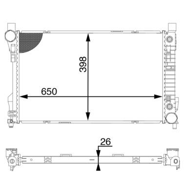 Radiator - MAHLE