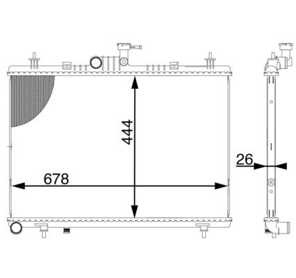 Radiator - MAHLE