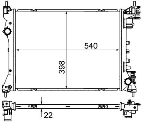Radiator - MAHLE