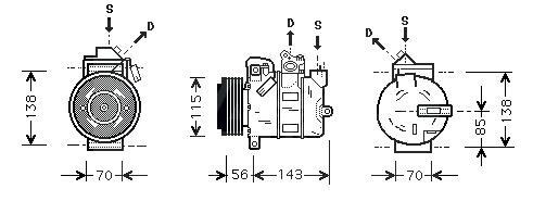 Compresort A/C - STARLINE