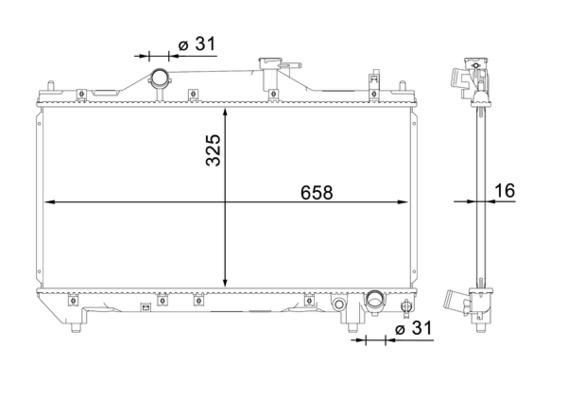 Radiator - MAHLE