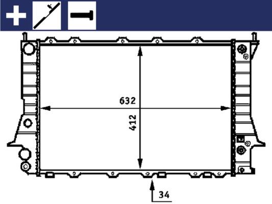 Radiator - MAHLE