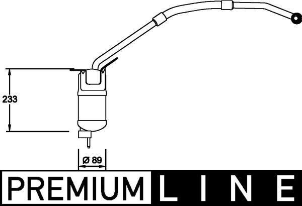 Filtru uscator - MAHLE