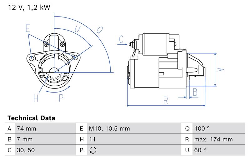 Starter - BOSCH
