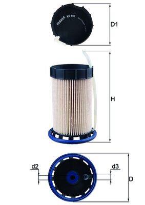 Filtru de combustibil - KNECHT