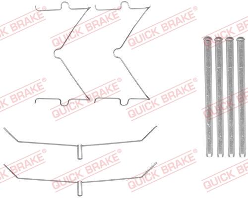 Set de accesorii plăcuțe de frână - QUICK BRAKE