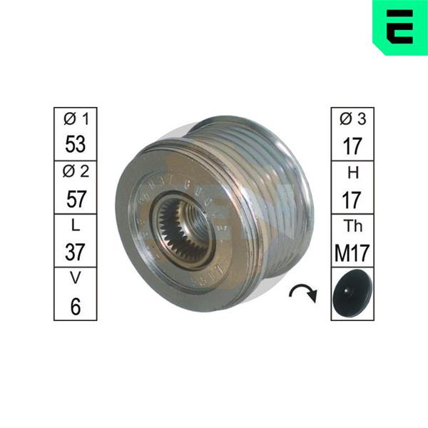 Rolie de rulare a alternatorului - ERA