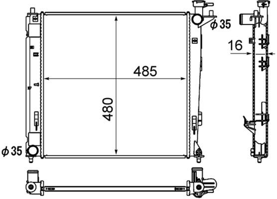 Radiator - MAHLE
