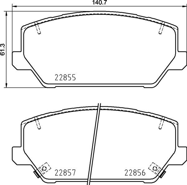 Placute de frana - BREMBO