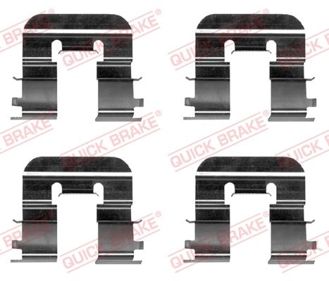 Set de accesorii plăcuțe de frână - QUICK BRAKE